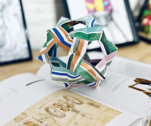 Interwoven Paths of Infinity — Polyhedra Origami